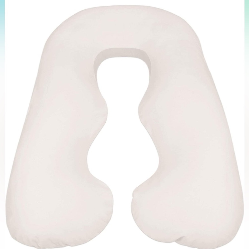 Leachco Back 'N Belly Pregnancy/Maternity Contoured Body Pillow, 95%new